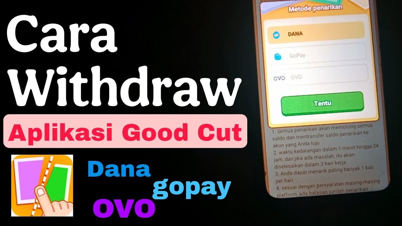 Cara Withdraw dari Game GOOD CUT Terbukti Membayar