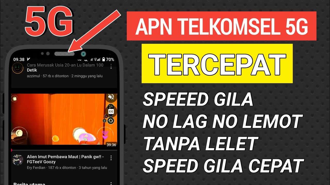 Cara Setting APN Telkomsel 5G Tercepat Terbaru Turbo Speed Kenceng!!