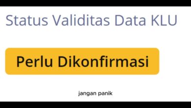 Status Validitas Data KLU Perlu Dikonfirmasi, Cara Atasi Tanpa Perlu Ke Kantor Pajak