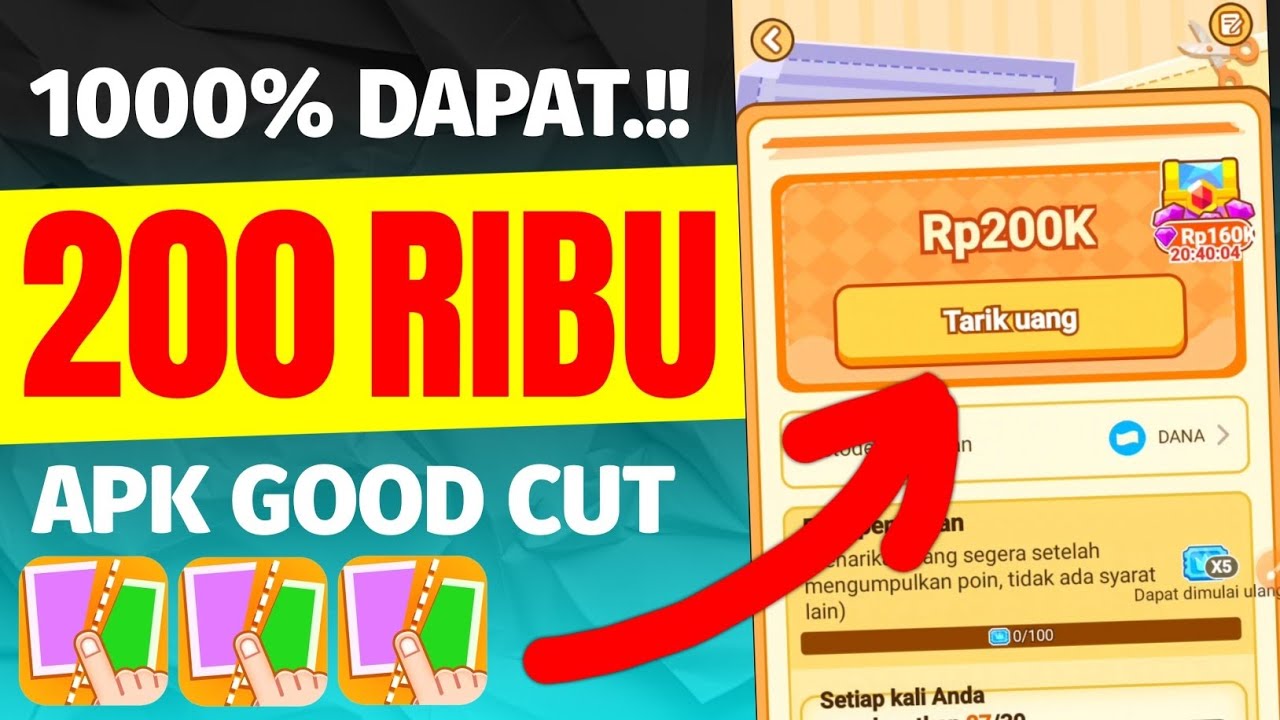 3 Cara Nuyul Good Cut Agar Terbukti Cair Rp 200 Ribu++