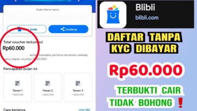 Cara Mendapatkan Uang Rp60.000 dari Event Blibli Tanpa KYC!