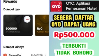 Event Daftar APK OYO Langsung Cair Uang Gratis Rp500.000!