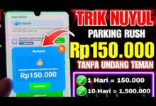 5 Cara Mendapatkan Uang Dari Game ParkingRush Apk Cair Rp150.000